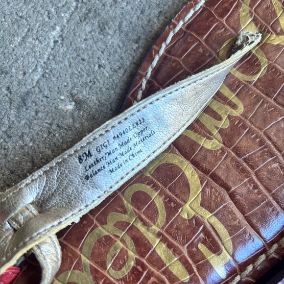 Sam Edelman GiGi Sandal Pink Animal Print Womens size 8 EUC - Picture 2 of 6